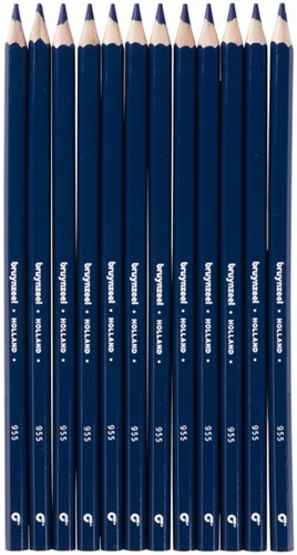 Kleurpotlood Bruynzeel Super 955 kobaltblauw-1