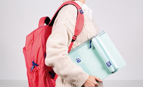 Pennenetui Oxford Live en Go pastel blauw 1 Stuk-3