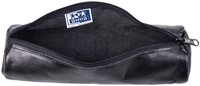 Pennenetui Oxford 22x6cm leer rond zwart 1 Stuk-2