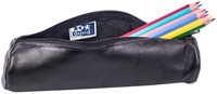 Pennenetui Oxford 22x6cm leer rond zwart 1 Stuk-3