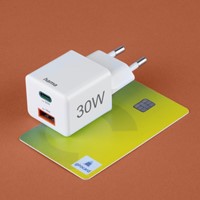 Oplader Hama USB-C/USB-A Mini PD 30W wit 1 Stuk-3