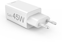Oplader Hama USB-C/USB-A Mini PD 45W wit 1 Stuk-2