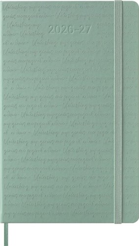 Agenda 2027 Moleskine 18M Planner Weekly 7dagen/1pagina large hc sage green-2