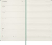 Agenda 2027 Moleskine 18M Planner Weekly 7dagen/1pagina large hc sage green-3