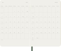 Agenda 2027 Moleskine 12M Planner Weekly 7dagen/1pagina pocket sc myrtle green-1