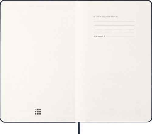 Agenda 2027 Moleskine 12M Planner Weekly 7dagen/1pagina large hc sapphire blue-2