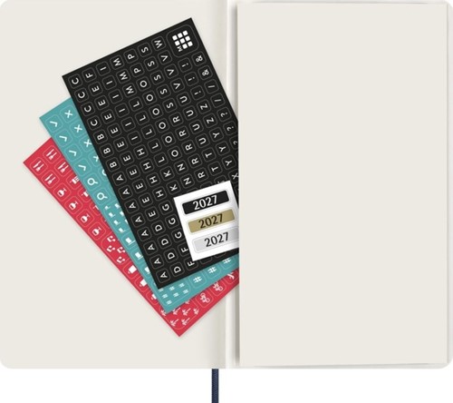 Agenda 2027 Moleskine 12M Planner Weekly 7dagen/1pagina large sc sapphire blue-3