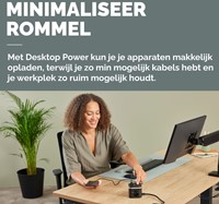 Stekkerblok Fellowes PCF 3v 1xUSB A 2xC 2m zwart 1 Stuk-4