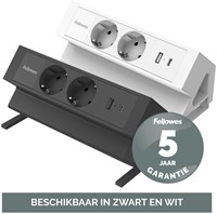 Stekkerdoos Fellowes PDF 2v incl USB A+C 2m zwart 1 Stuk-3