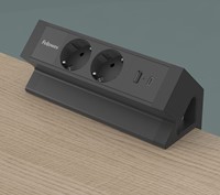 Stekkerdoos Fellowes PDF 2v incl USB A+C 2m zwart 1 Stuk-3