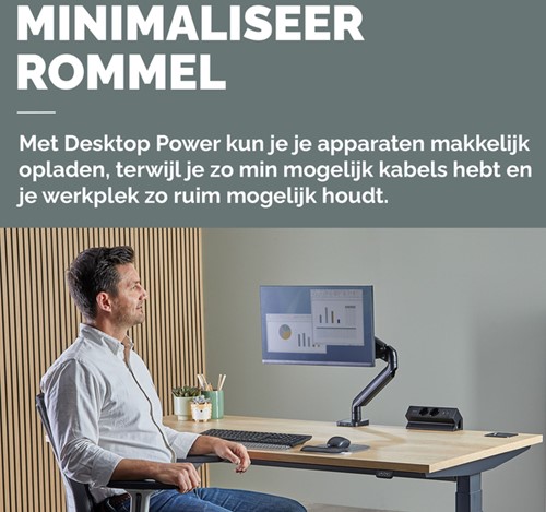 Stekkerdoos Fellowes PDF 2v incl USB A+C 2m zwart 1 Stuk-5