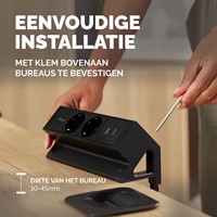 Stekkerdoos Fellowes PDF 2v incl USB A+C 2m zwart 1 Stuk-4