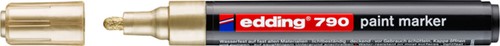 Paintmarker edding 790 alcoholbasis 2-3mm goud 1 Stuk