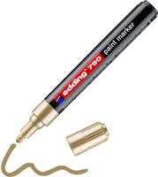 Paintmarker edding 790 alcoholbasis 2-3mm goud 1 Stuk-2