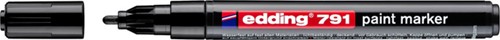Paintmarker edding 791 alcoholbasis 1-2mm zwart 1 Stuk