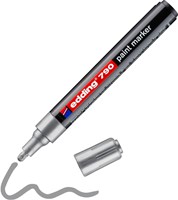 Paintmarker edding 790 alcoholbasis 2-3mm zilver 1 Stuk-2