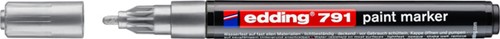 Paintmarker edding 791 alcoholbasis 1-2mm zilver 1 Stuk