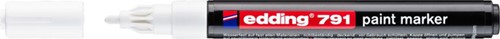 Paintmarker edding 791 alcoholbasis 1-2mm wit 1 Stuk