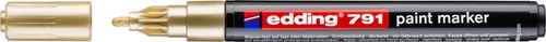 Paintmarker edding 791 alcoholbasis 1-2mm goud 1 Stuk