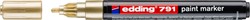 Paintmarker edding 791 op alcoholbasis 1-2mm goud
