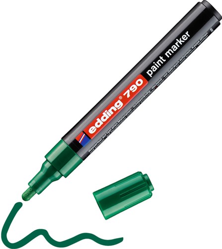 Paintmarker edding 790 alcoholbasis 2-3mm groen 1 Stuk-2