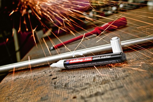 Paintmarker edding 790 alcoholbasis 2-3mm wit 1 Stuk-3