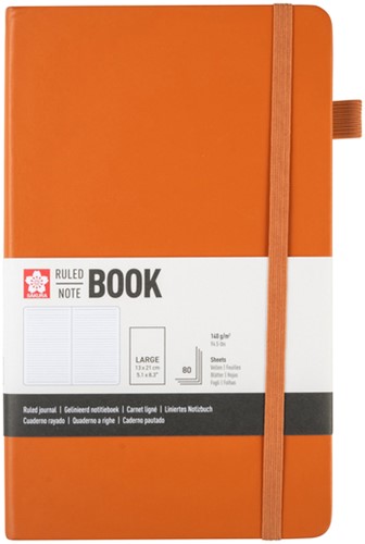 Notitieboek Sakura large lijn amber 1 Stuk