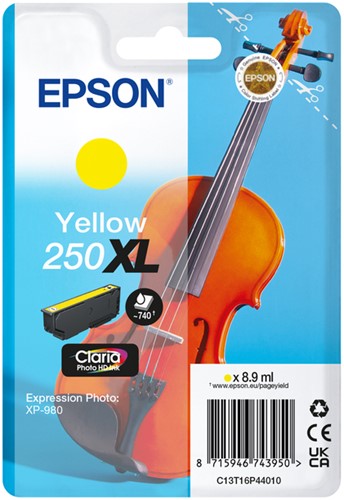 Inktcartridge Epson 250XL T16P44 geel 1 Stuk