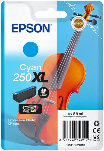 Inktcartridge Epson 250XL T16P24 blauw 1 Stuk