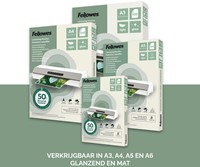 Lamineerhoes Fellowes A5 light 50% gerecycled mat 100stuks-4