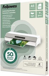 Lamineerhoes Fellowes A5 light gerecycled glans 100 Stuk