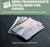 Voorblad Fellowes A4 FSC translucent papier 150gr 50 Stuk-1