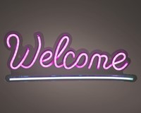 Ledbord Lumineo indoor USB Neon Welcome 1 Stuk-3