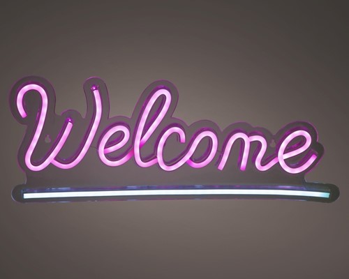 Ledbord Lumineo indoor USB Neon Welcome 1 Stuk-3