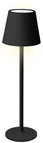 Tafellamp Lumineo led oplaadbaar steady buiten zw 1 Stuk