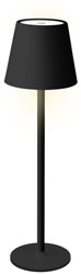 Tafellamp Lumineo led oplaadbaar steady binnen zw 1 Stuk