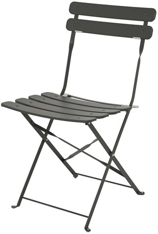 Bistroset staal 3-delig antraciet 1 Stuk-3