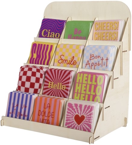 Decobord Decoris MDF 9.5x9.5cm assorti 1 Stuk