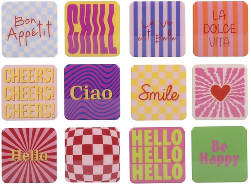 Decobord Decoris MDF 9.5x9.5cm assorti 1 Stuk-2