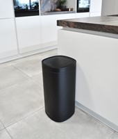 Afvalbak Desq Touch 50 liter RVS zwart 1 Stuk-1