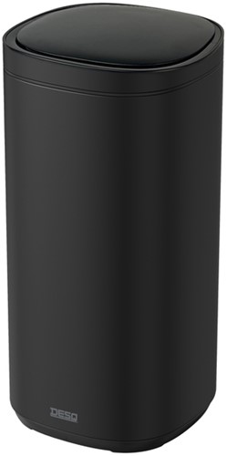 Afvalbak Desq Sensor 40 liter RVS zwart 1 Stuk