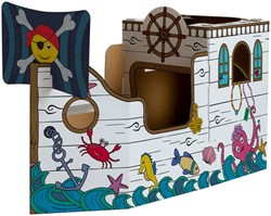 Kartonnen piratenschip XL Bankers Box Play 1 Stuk