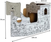 Kartonnen piratenschip XL Bankers Box Play 1 Stuk-2