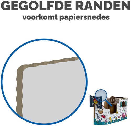 Kartonnen piratenschip XL Bankers Box Play 1 Stuk-3