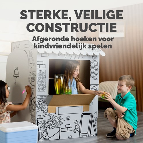 Kartonnen marktkraam XL Bankers Box Play 1 Stuk-2