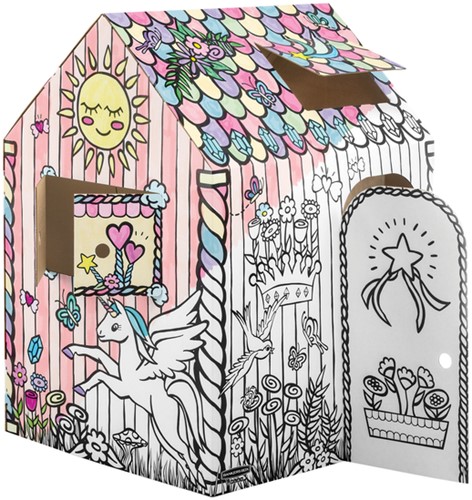 Kartonnen speelhuis XL Eenhoorn Bankers Box Play 1 Stuk