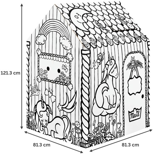 Kartonnen speelhuis XL Eenhoorn Bankers Box Play 1 Stuk-2
