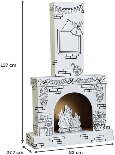Kartonnen openhaard XL Bankers Box Play 1 Stuk-2