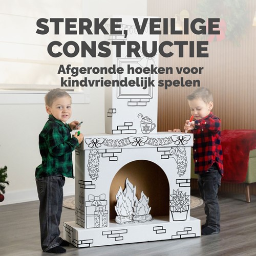 Kartonnen openhaard XL Bankers Box Play 1 Stuk-2