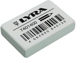 Gum LYRA India Rubber 40 stuks wit 40 Stuk